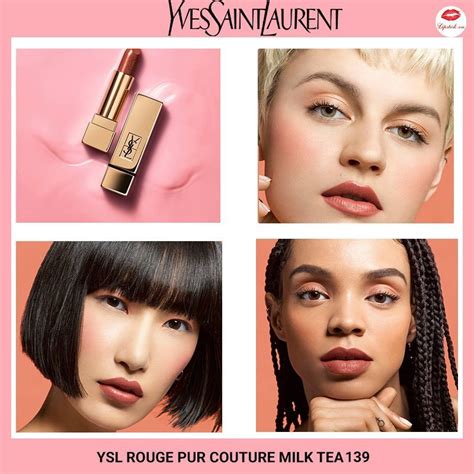 ysl milk tea collection 139|YSL Beauty Milk Tea Lipstick Collection Release .